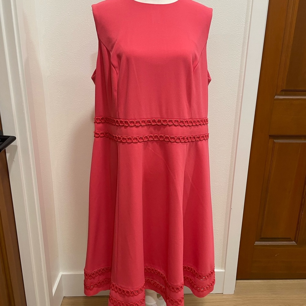 Calvin Klein Pink midi dress
